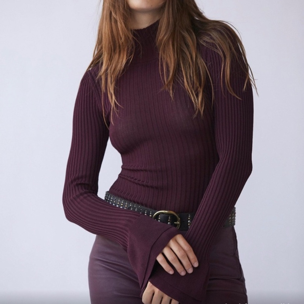 Free People  bodysuit in Purple